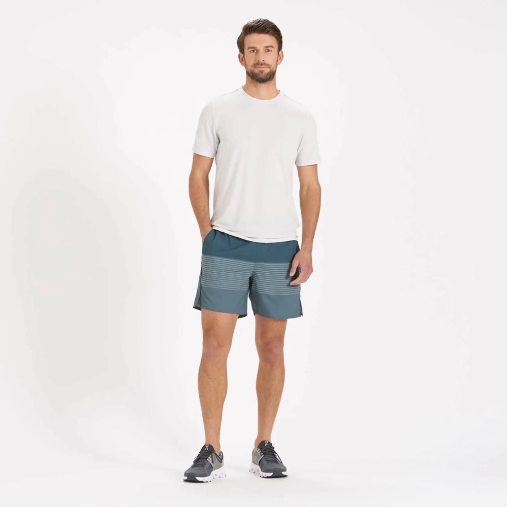 NWT 💥 LAST ONE - S | Vuori / Trail Short - Beryl Stripe - Picture 5 of 14